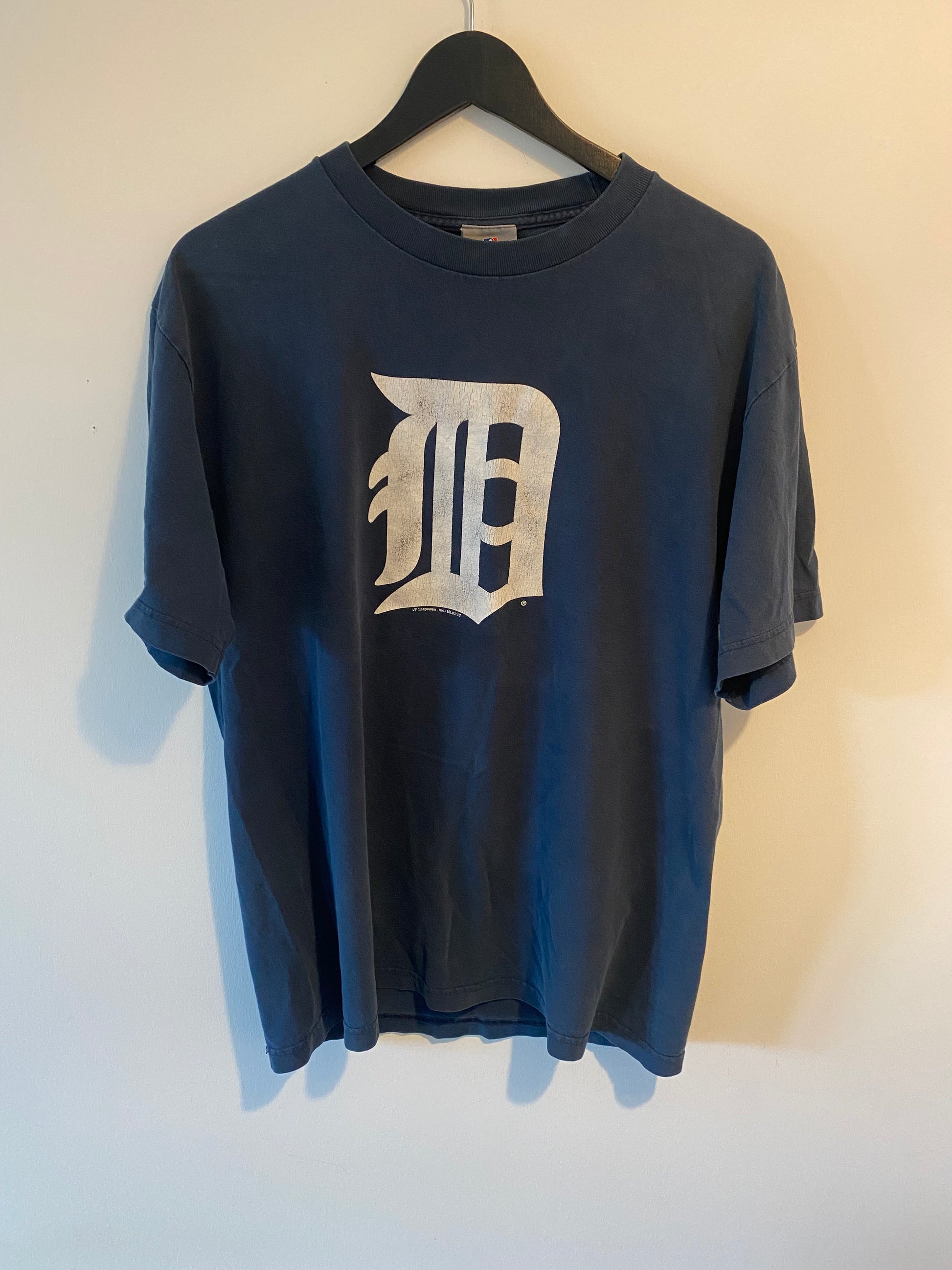 Detroit Tigers Logo Vintage Tee