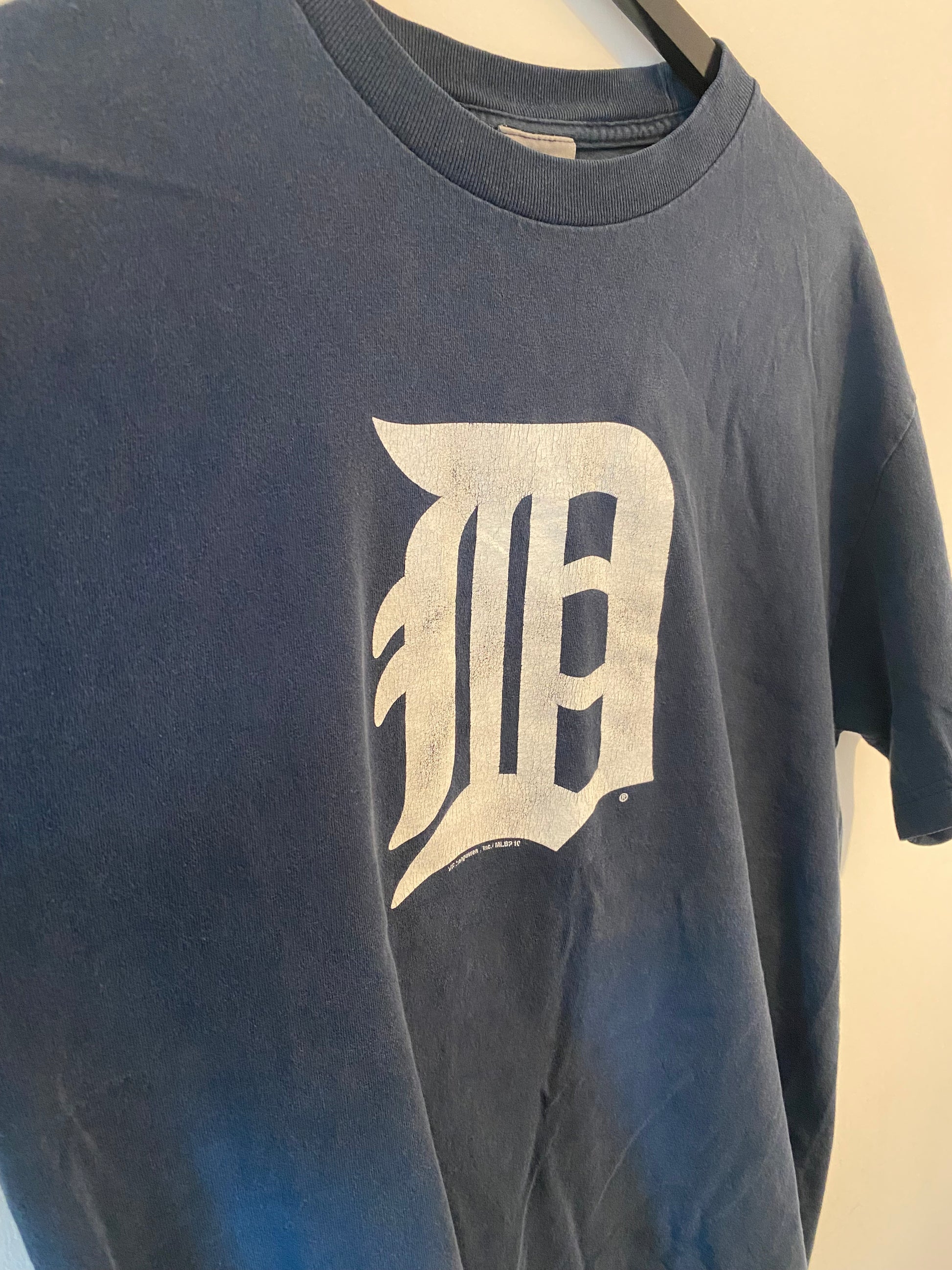 Detroit Tigers Logo Vintage Tee