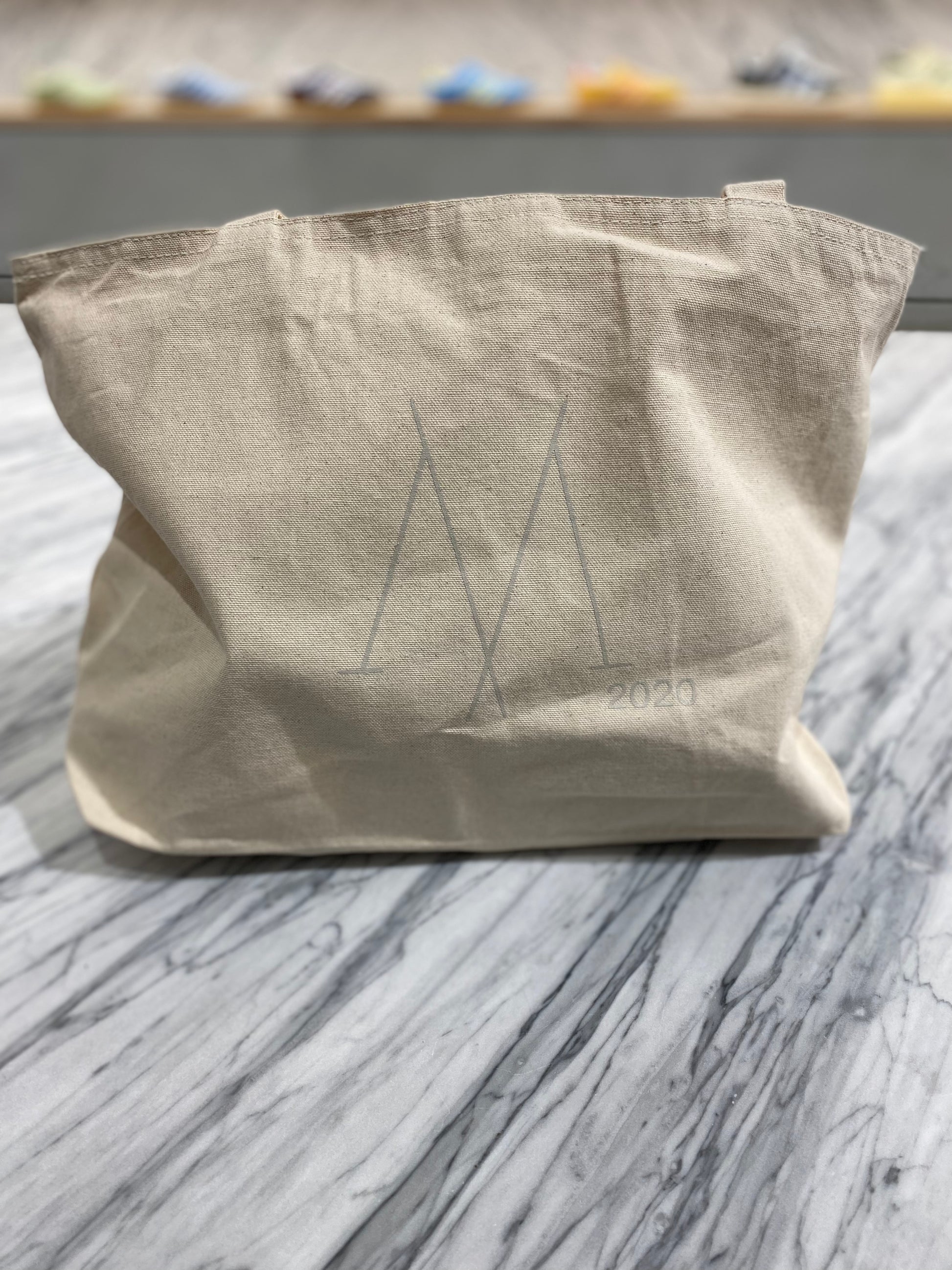 Milled Cotton Zip Tote Bag