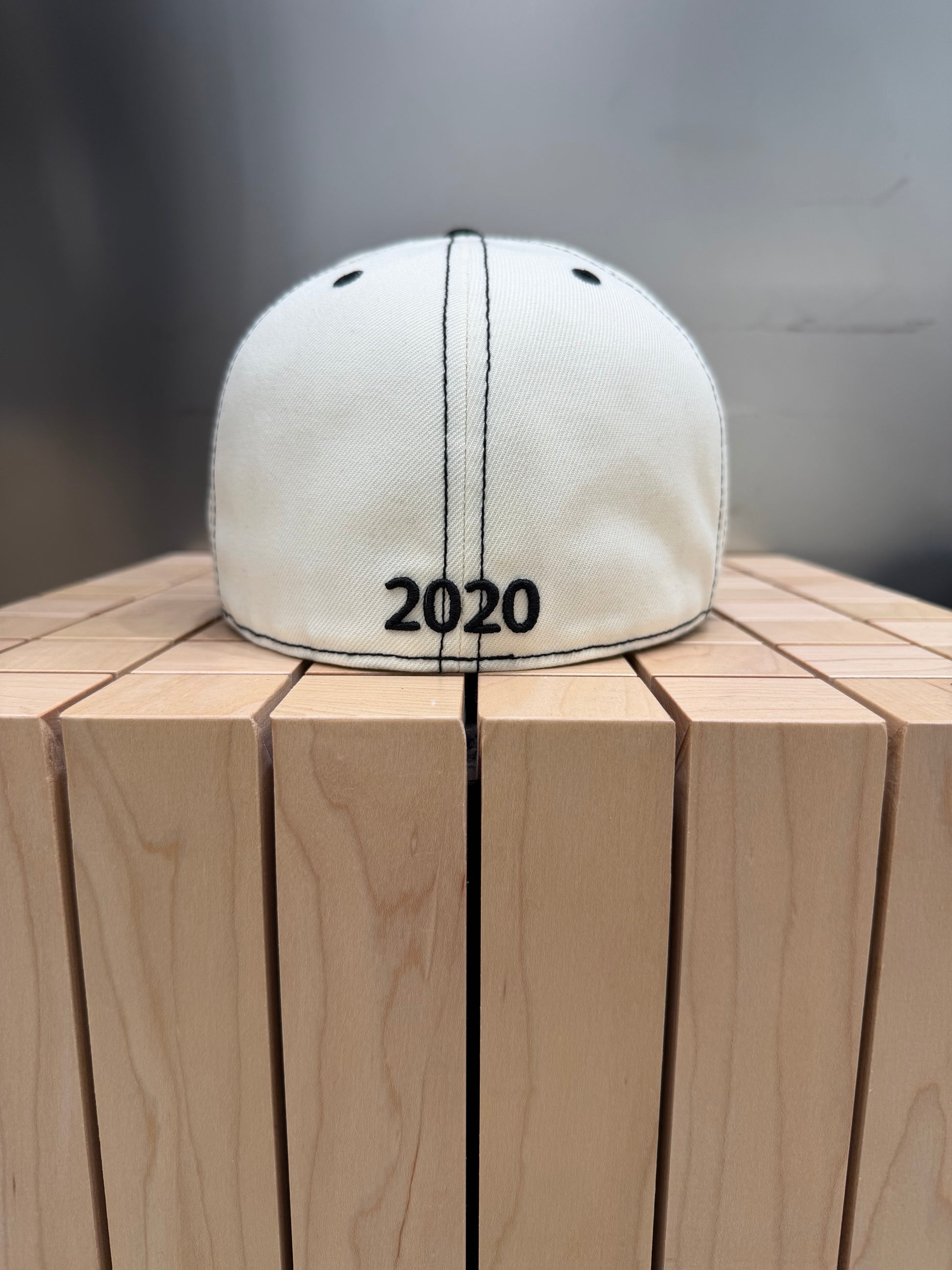 Imagine Fitted Cap in Cream and Black