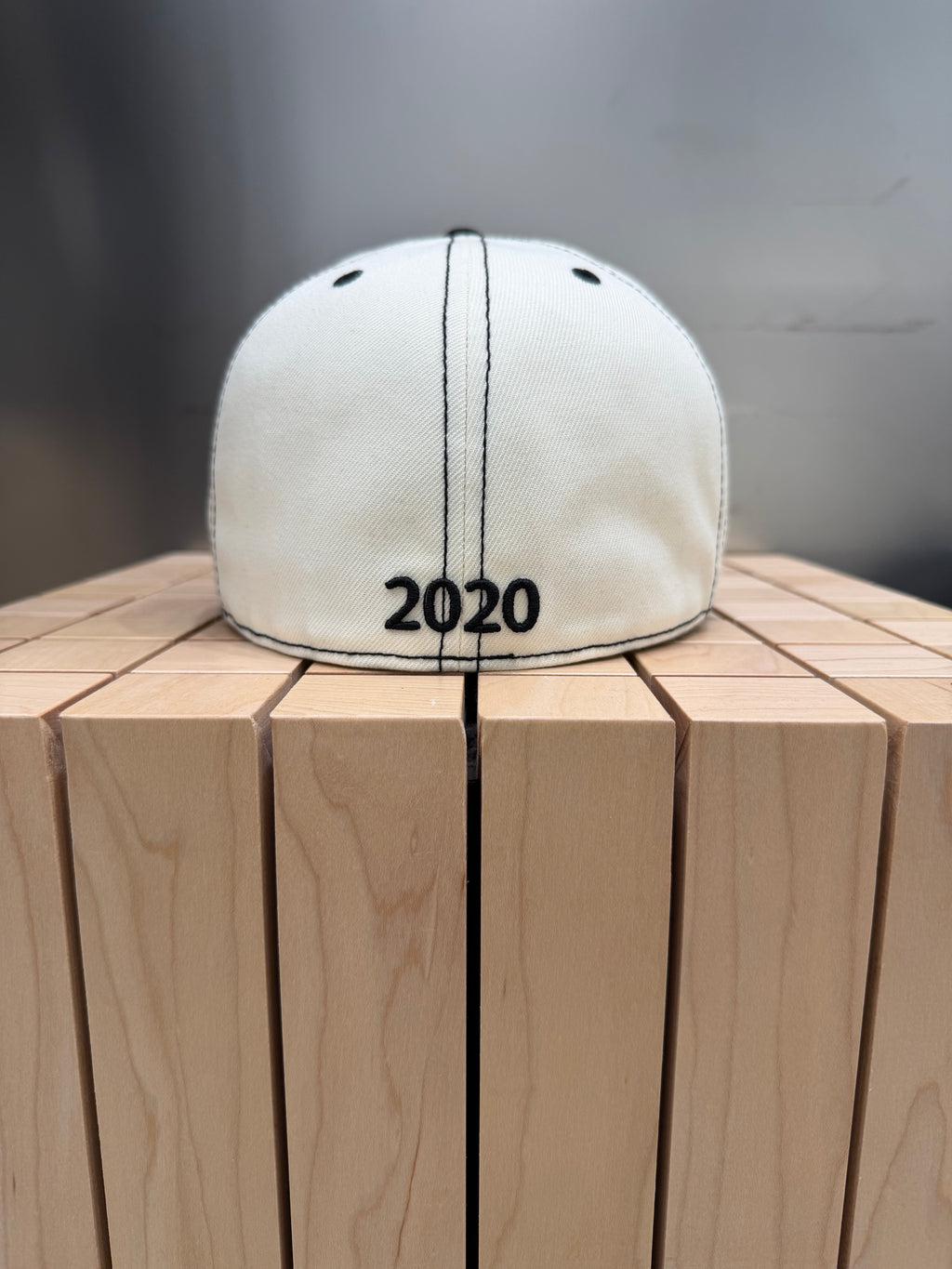 Imagine Fitted Cap in Cream and Black